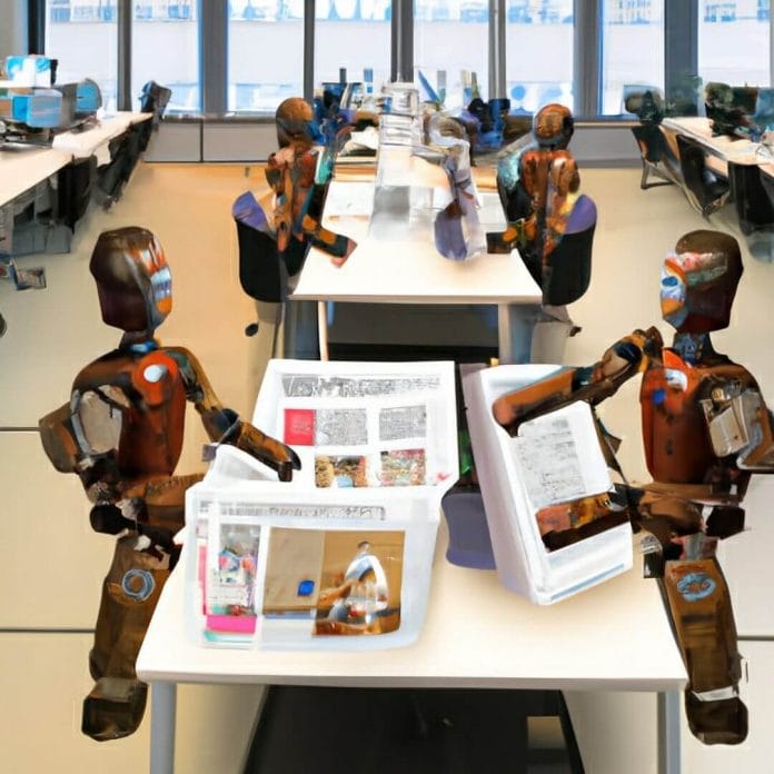 Roboters in Newsroom