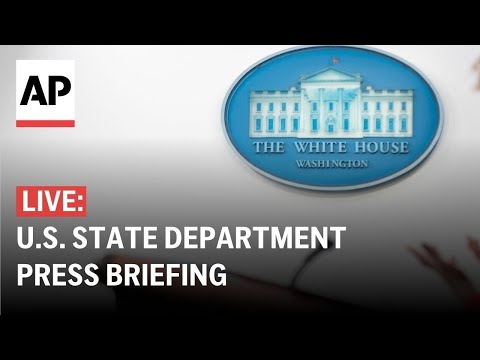 Video: LIVE: U.S. State Department press briefing