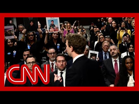 Video: Zuckerberg apologizes to families during Senate hearing