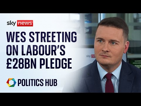 Video: Labour’s Wes Streeting pressed on whether Labour will abandon its £28bn green pledge