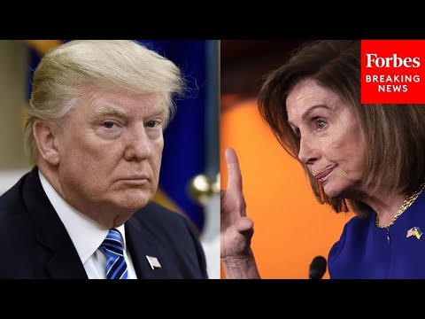 Video: Speaker Emerita Pelosi Reacts To Former President Trump’s Comments About NATO And Russia