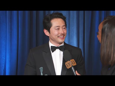 Video: Steven Yeun Reacts to BEEF Sweep After SAG Win (Exclusive)