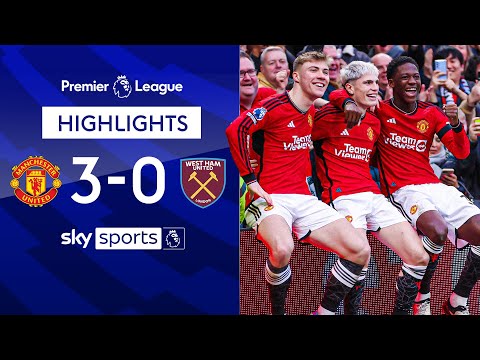 Video: Garnacho scores double as Reds dominate 🔴 | Man United 3-0 West Ham | EPL Highlights