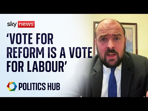 Video: A vote for Reform UK is a vote for Labour, Tory chairman says