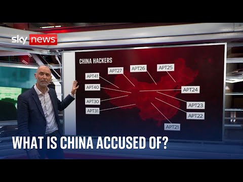 Video: UK cyber attacks: What is China accused of and who are the groups behind it?