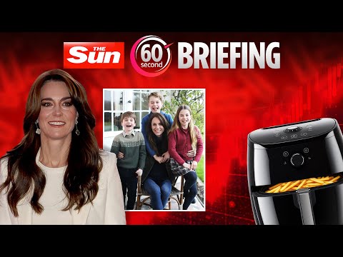Video: Kate says sorry for Photoshop furore & typical Brit shopping basket revealed – 60-Second Briefing