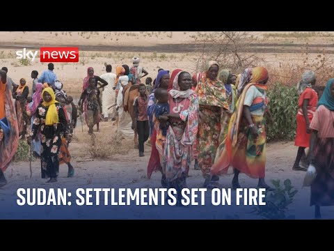 Video: War in Sudan: More than 100 settlements set on fire with over quarter targeted more than once