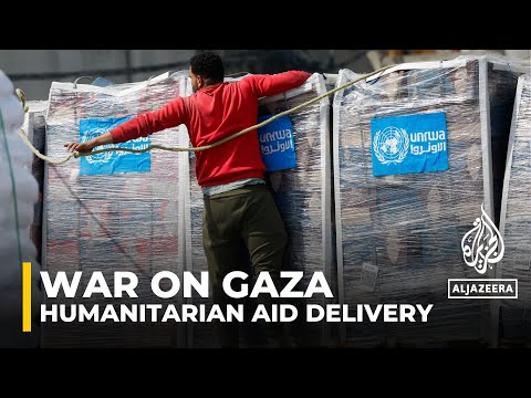 Video: 13 aid trucks roll into northern Gaza without incident