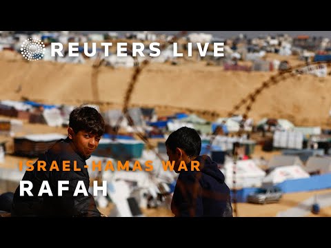 Video: LIVE: Rafah live stream, where 1.3 million Palestinian people are displaced