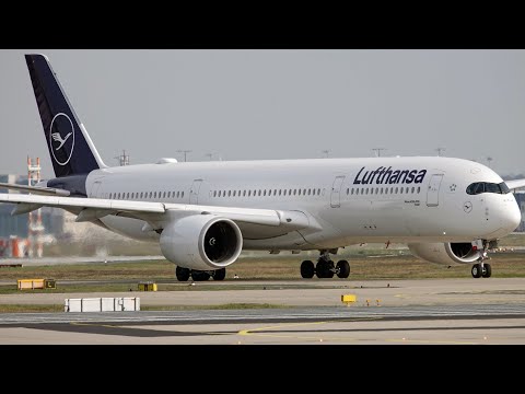 Video: Zwischenlandung: Lufthansa A350-900 LH521 (D-AIXE) aus Mexiko landet in Frankfurt!