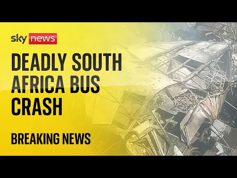 Video: At least 45 people killed in bus crash in South Africa