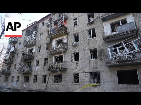 Video: 1 killed, 16 wounded as Russian airstrikes hit residential buildings in Kharkiv