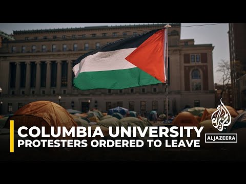 Video: Columbia University warns students to leave encampment or risk suspension