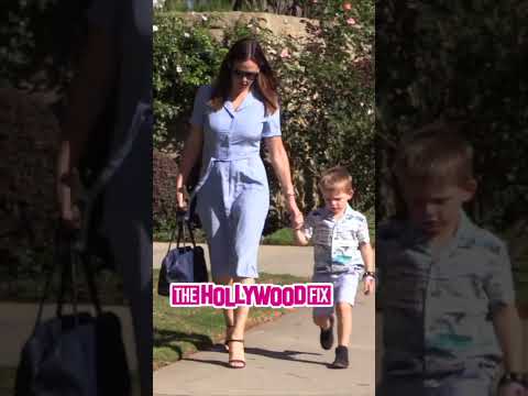 Video: Jennifer Garner Gets Mad & Snaps On Paparazzi While Pulling Up To Church With Her & Ben Affleck Son