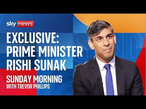 Video: Rishi Sunak questioned on general election, defence spending and Rwanda scheme by Trevor Phillips