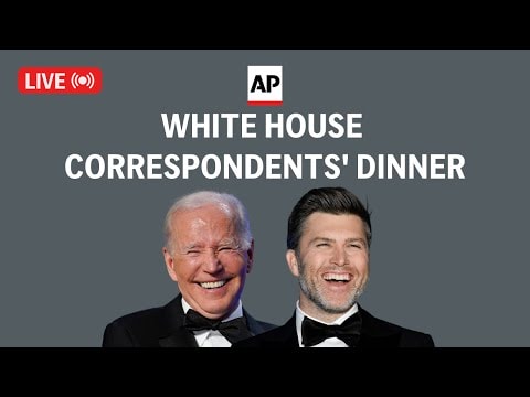 Video: LIVE: White House Correspondents’ dinner 2024 with Biden, SNL’s Colin Jost