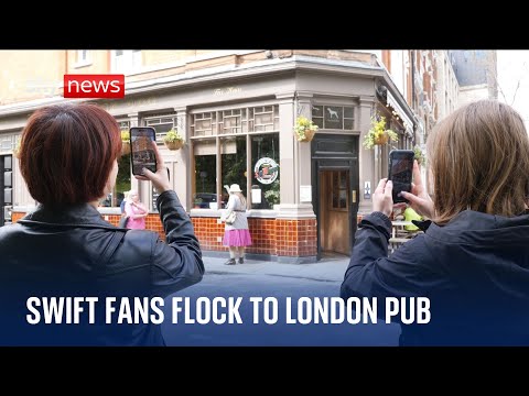 Video: Taylor Swift fans flock to London pub after mention on her new album