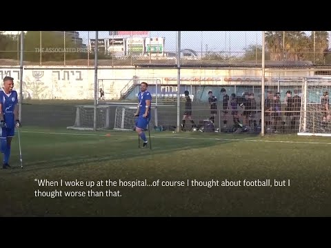 Video: Hamas attack survivors and Israeli soldiers who lost limbs find healing on amputee soccer team