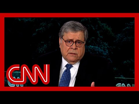 Video: Barr reacts to Trump in court at his hush money trial
