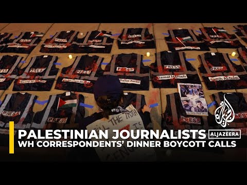 Video: Palestinian journalists call for boycott of White House correspondents’ dinner