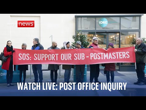 Video: Post Office Horizon inquiry hearings | Friday 12 April 2024