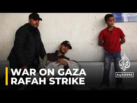 Video: ‘Heartbreaking’ scenes of killed children taken for burial after Rafah strike