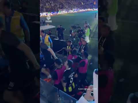 Video: Fan whips Al Ittihad player in row after Saudi Super Cup defeat | AJ #shorts