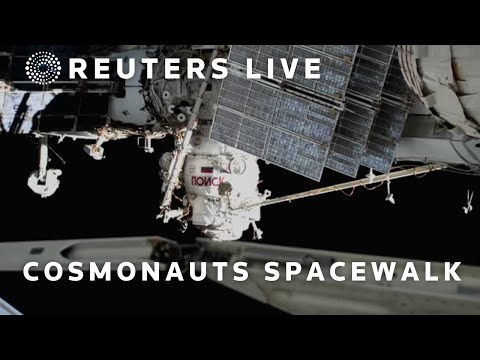 Video: LIVE: Russian cosmonauts step out of the ISS for a spacewalk