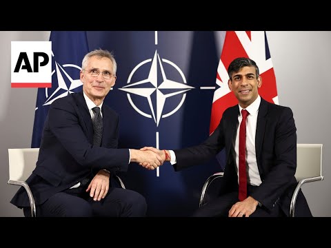 Video: UK PM Rishi Sunak and NATO chief meet in Warsaw