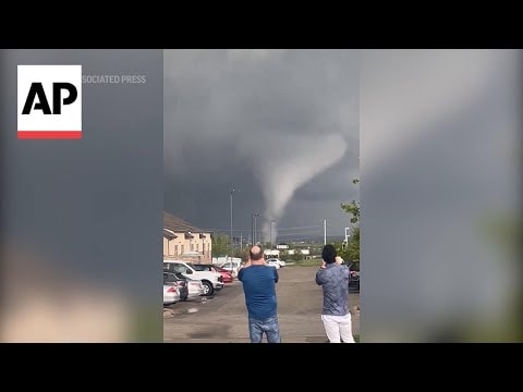 Video: Tornado tears through Nebraska, causing severe damage in Omaha