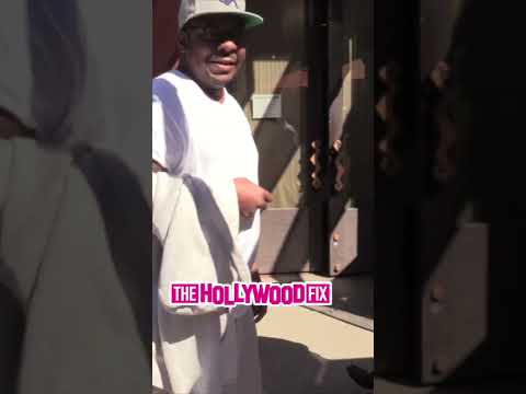 Video: Bobby Brown Talks ‘Ghostbusters’ While Leaving Lunch With His Wife Alicia Etheredge In Beverly Hills