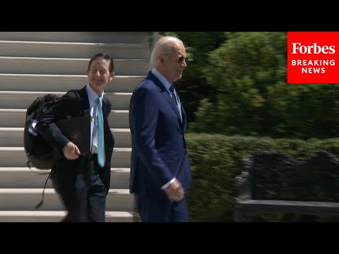 Video: JUST IN: Biden Does Not Answer Reporters’ Questions As He Departs White House En Route To Florida
