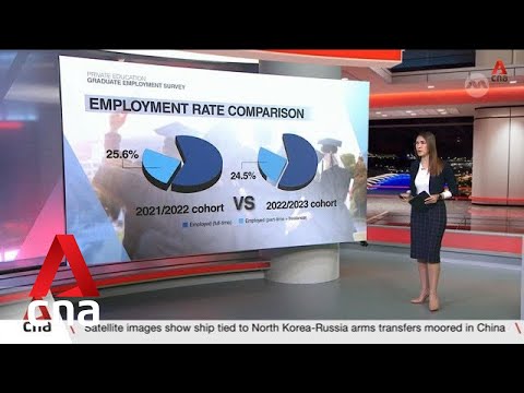 Video: Employment rate for private university graduates falls but median salaries rise