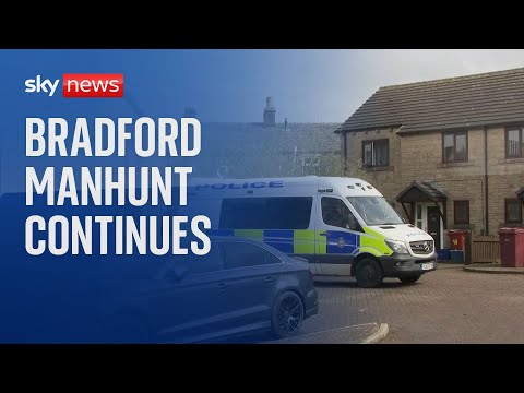 Video: Bradford stabbing: Manhunt continues