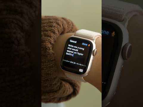 Video: Write a Taylor Swift Song Using AI On the Apple Watch