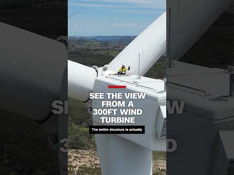 Video: See the view from a 300-foot wind turbine