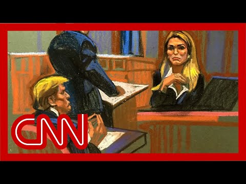 Video: Sketch artist details her process in Trump hush money trial