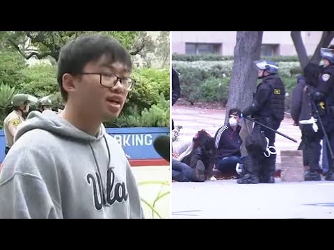 Video: Protesters arrested at UCLA speak out after being released from custody