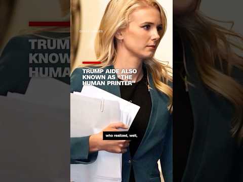 Video: Meet the Trump aide also know as ‘the human printer’