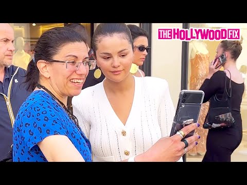 Video: Selena Gomez Is Graceful, Elegant & Beautiful While Out Shopping & Having Lunch In Cannes, France
