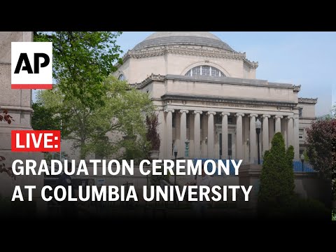 Video: LIVE: Columbia University holds graduation ceremony amidst pro-Palestinian protests
