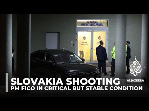 Video: Slovakia PM Robert Fico in critical but stable condition after being shot