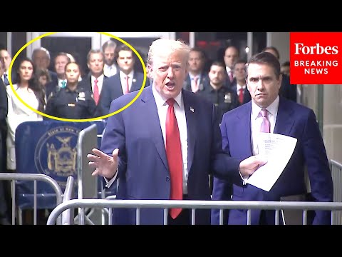 Video: BREAKING: Trump—Flanked By Matt Gaetz & Anna Paulina Luna—Speaks To Reporters Before Cohen Testimony