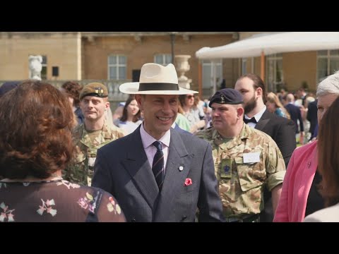 Video: Prince Edward celebrates DofE gold award winners
