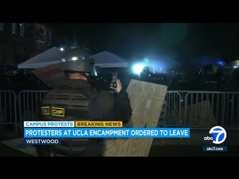 Video: UCLA encampment cleared: A close-up look of law enforcement response from the ground