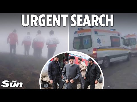 Video: Iranian president missing after helicopter crashes – sparking massive search operation