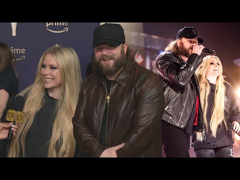 Video: Watch Avril Lavigne and Nate Smith ROCK OUT on ACM Awards Stage!