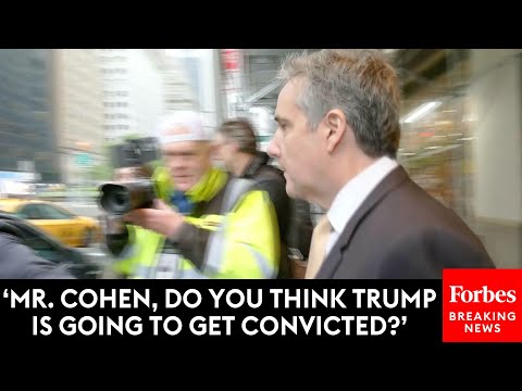 Video: BREAKING NEWS: Michael Cohen Departs To Testify At Trump Hush Money Trial