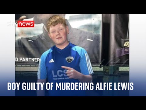 Video: Boy, 15, found guilty of murdering teenager Alfie Lewis