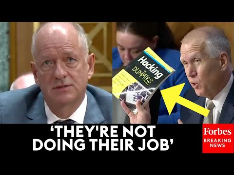 Video: Thom Tillis Pulls Out Book On ‘Hacking For Dummies’ While Grilling CEO On Change Healthcare Hack